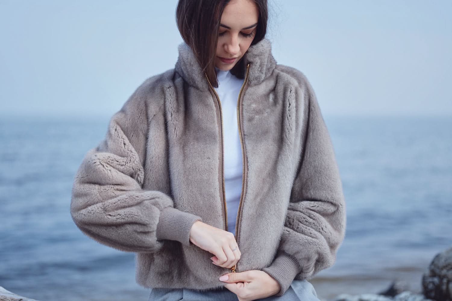Short mink jacket | 54 cm