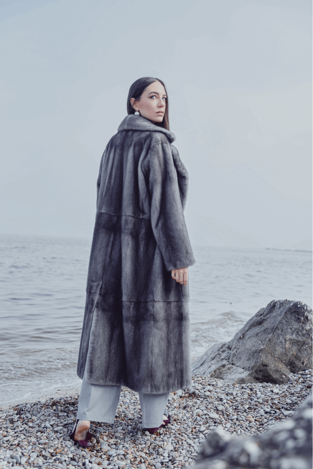 Mink Fur Coat | 125 cm