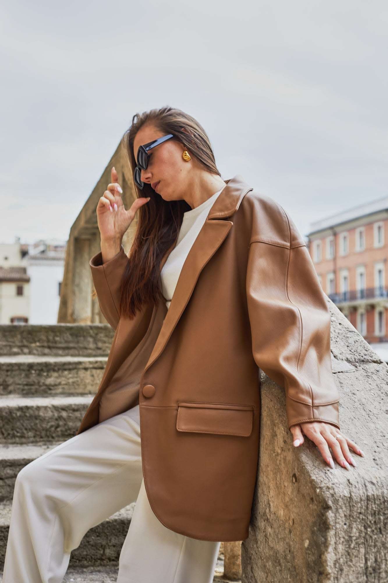 Oversized blazer - 80 cm