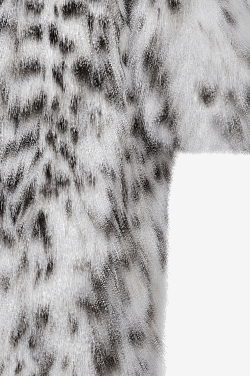 Lynx fur coat | 120 cm