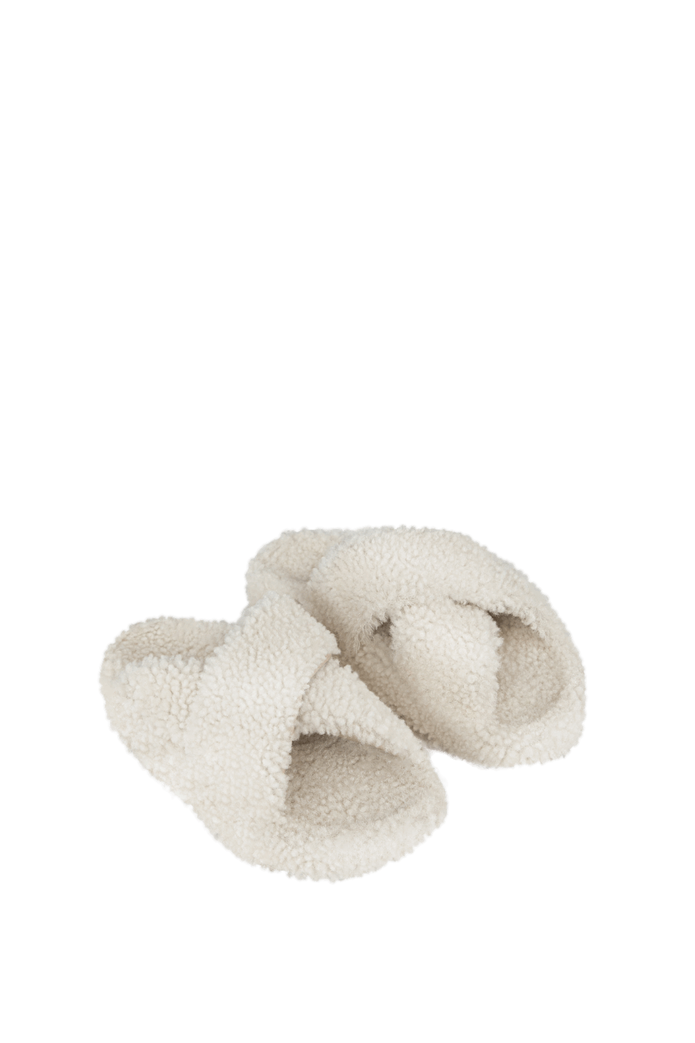 cream-colored slippers