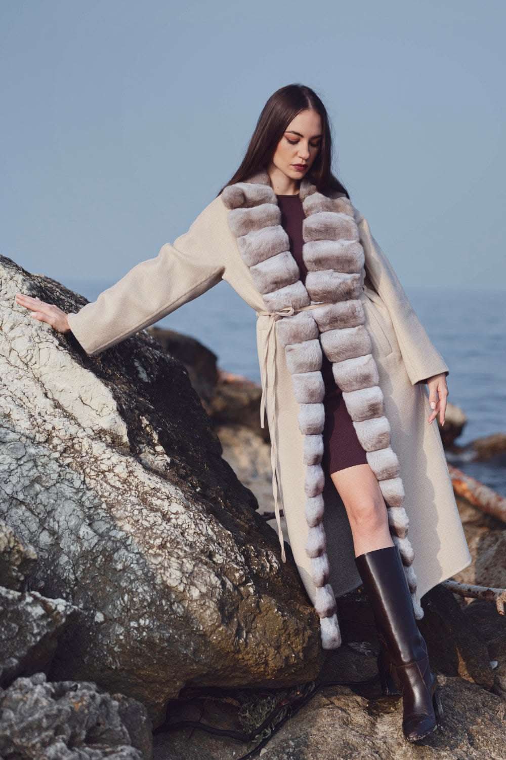 Cashmere сoat | 129 cm